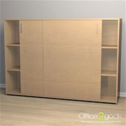 Jive Skydedørsskab - 6 rum - 160 cm bred