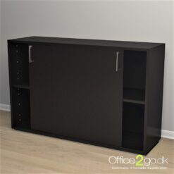 Jive skydedørsskab - 4 rum - 116 cm bred